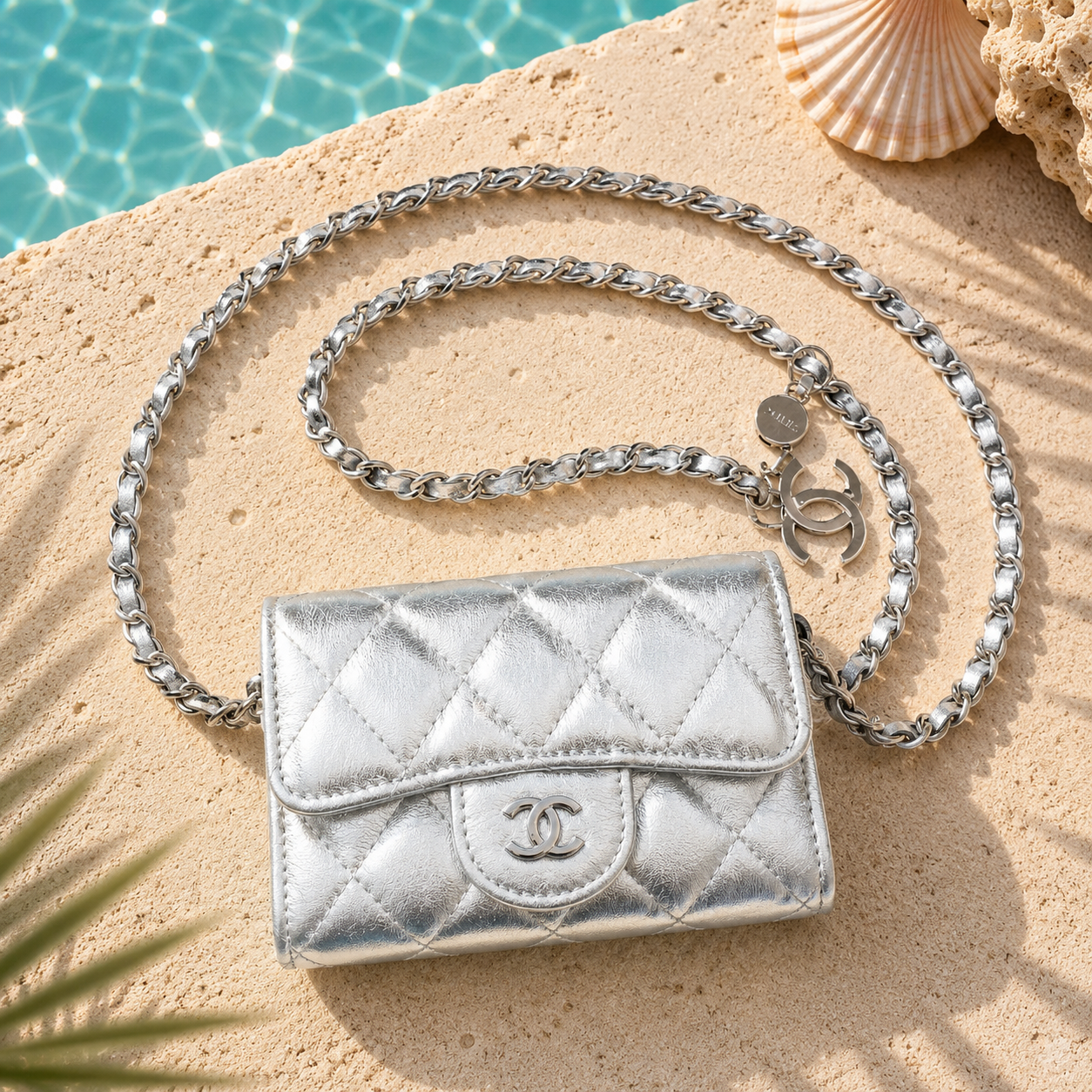 Mini Sac Argent