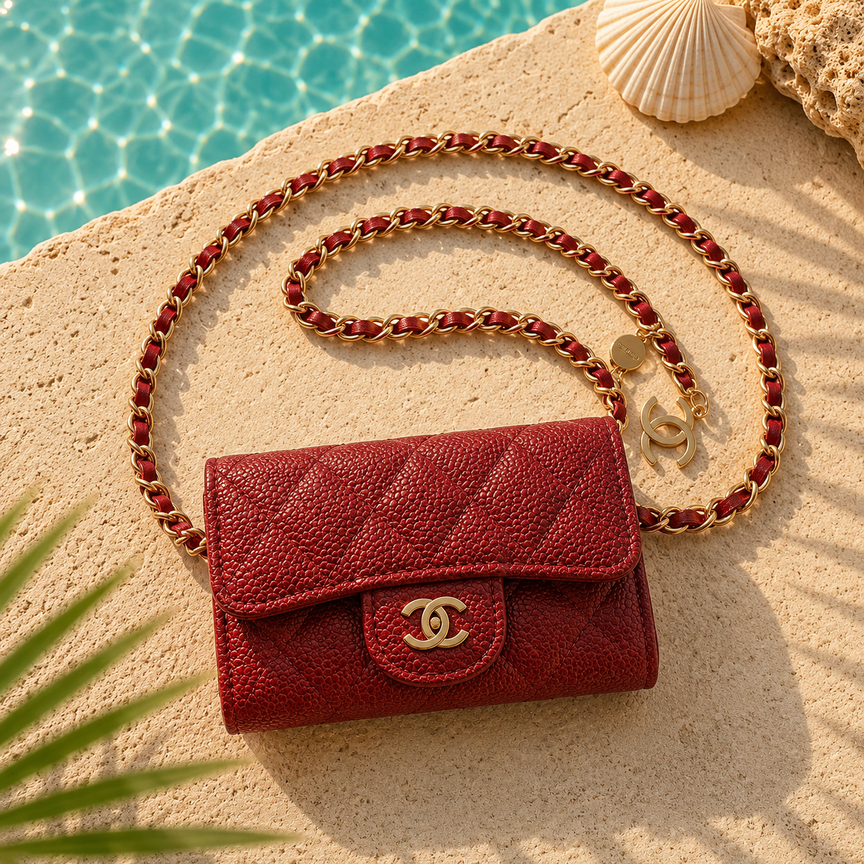Mini Sac Bordeau