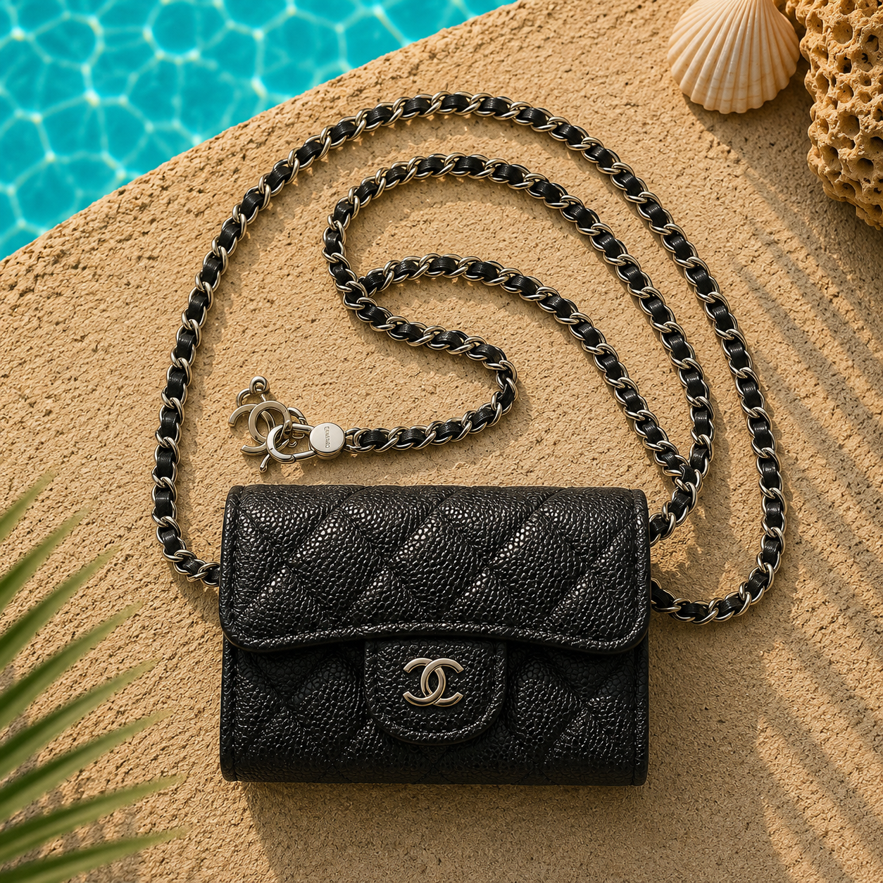 Mini Sac Noir Argent